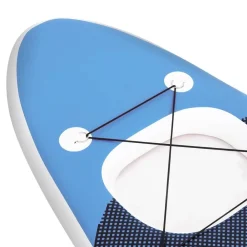 vidaXL Actividades Al Aire Libre-Juego de tabla paddle surf inflable azul 300x76x10 cm