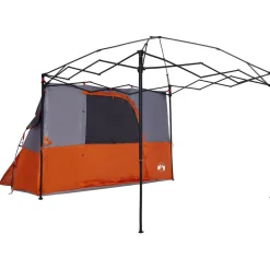 vidaXL Juego de Tienda de Camping 2 pcs Tafetán y Tela Naranja New