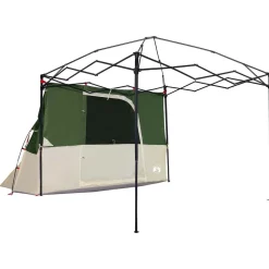 vidaXL Actividades Al Aire Libre-Juego de Tienda de Camping con techo 2 pcs Tafetán y Tela