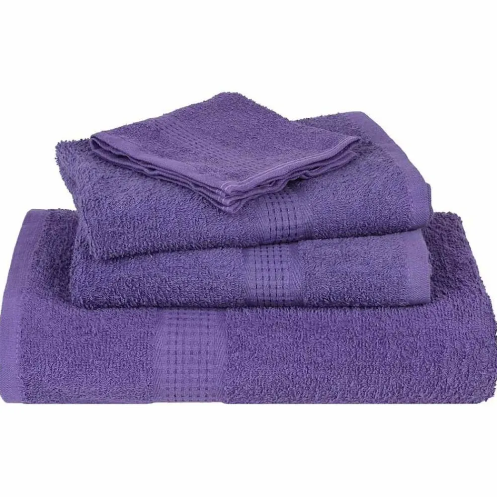 vidaXL Ropa De Casa-Juego de toallas FROGN 8 piezas 360 g/m²