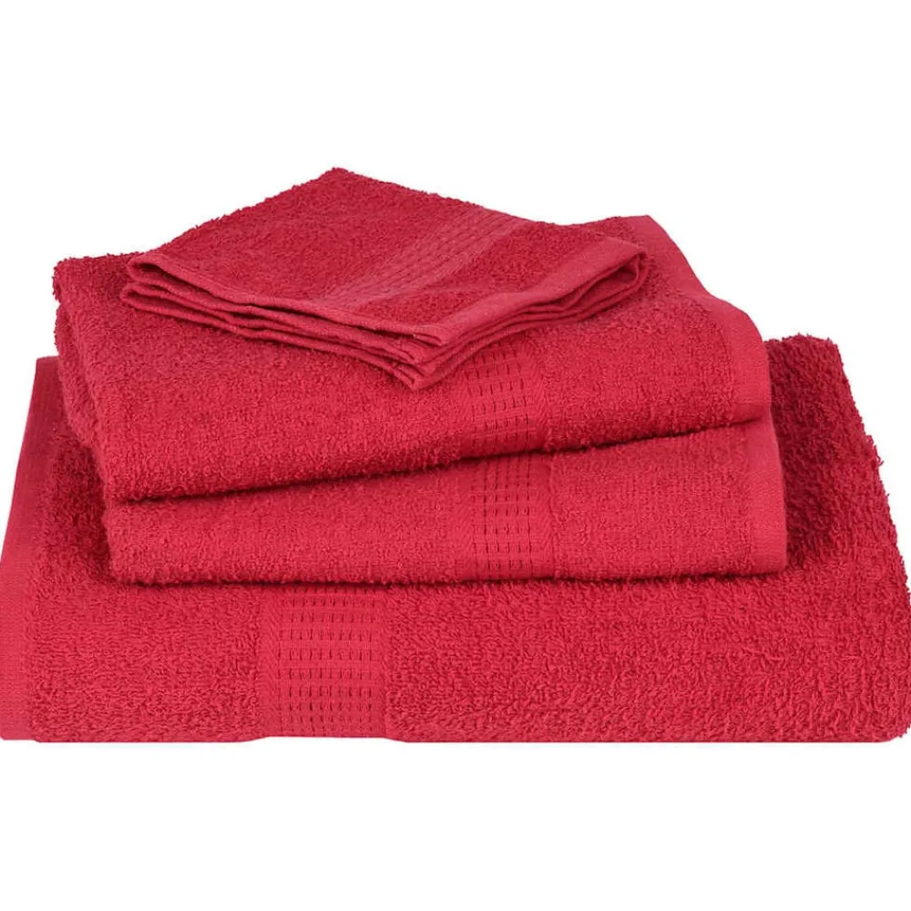 vidaXL Ropa De Casa-Juego de toallas FROGN 6 piezas 360 g/m²