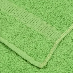 vidaXL Juego de toallas FROGN de 6 piezas 360 g/m² Verde manzana Discount