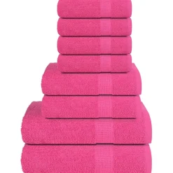 vidaXL Ropa De Casa-Juego de toallas FROGN 8 piezas 360 g/m²