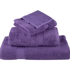 vidaXL Ropa De Casa-Juego de toallas premium SOLUND 12 unidades 600 gsm