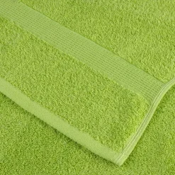 vidaXL Juego de toallas premium SOLUND 8 uds 600 gsm Verde manzana Outlet