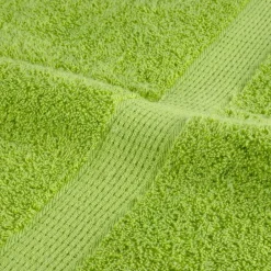 vidaXL Juego de toallas premium SOLUND 8 uds 600 gsm Verde manzana Outlet