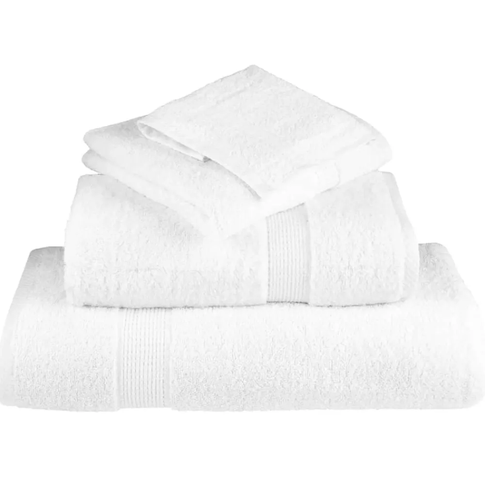 vidaXL Ropa De Casa-Juego de toallas premium SOLUND 8 unidades 600 gsm