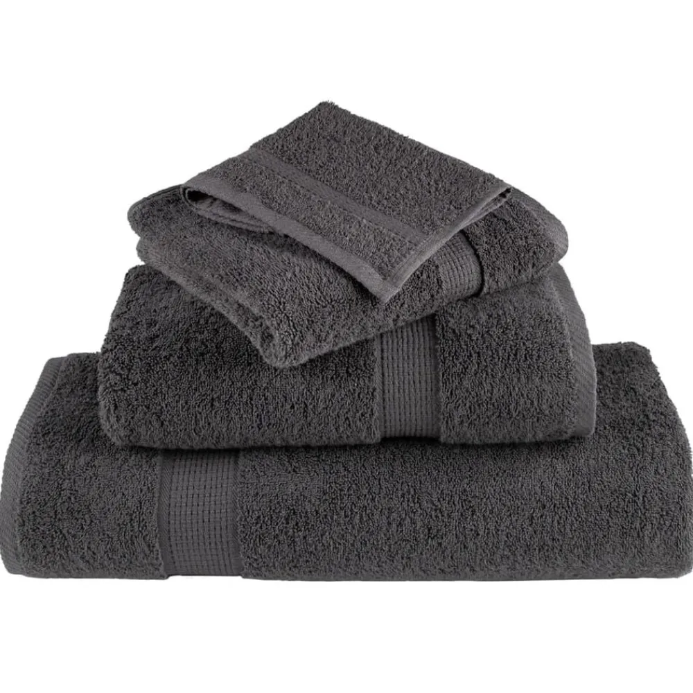vidaXL Ropa De Casa-Juego de toallas premium SOLUND 6 unidades 600 gsm