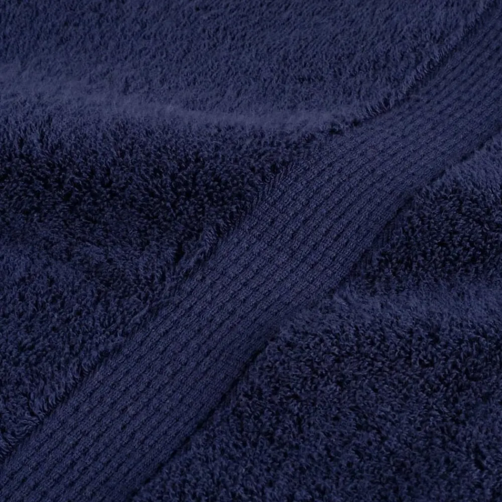 vidaXL Juego de toallas premium SOLUND 8 unidades 600 gsm Azul marino Best