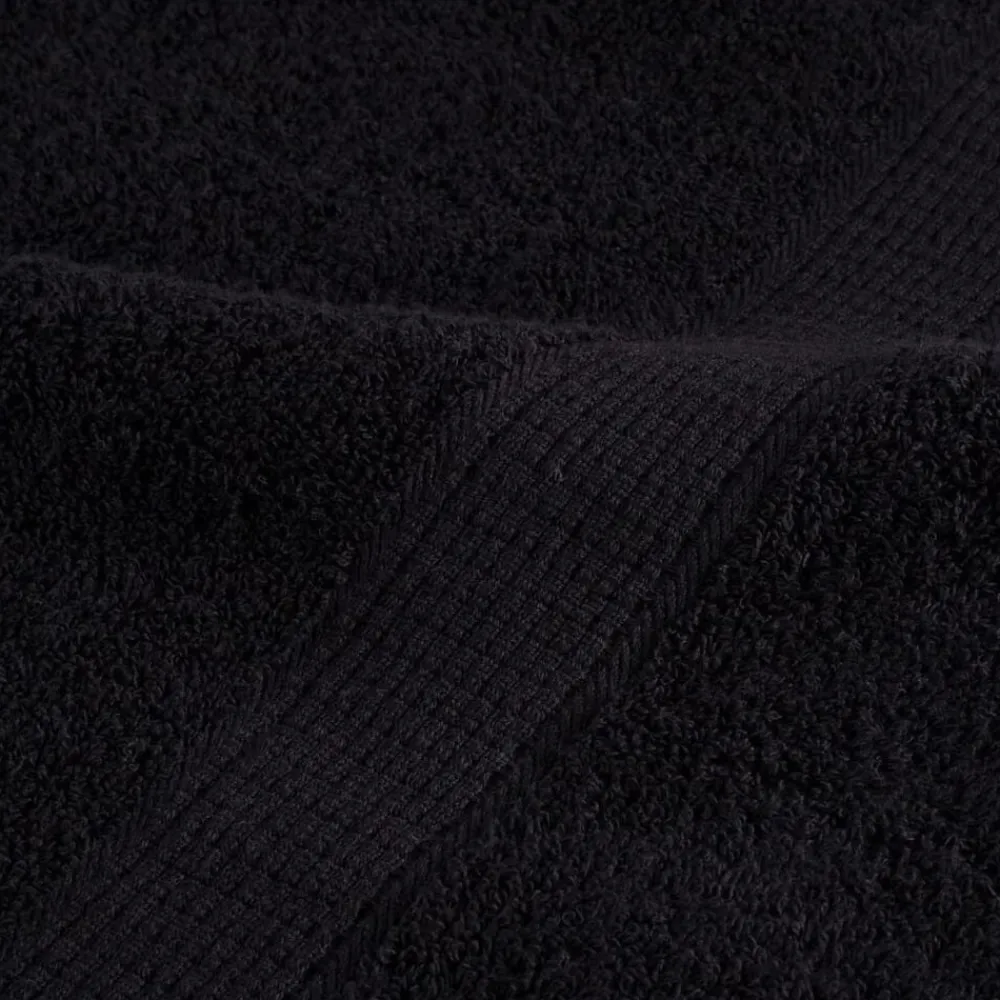 vidaXL Juego de toallas premium SOLUND 8 unidades 600 gsm Negro Online