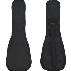 vidaXL Juego de ukelele soprano para niños con funda madera oscura 21