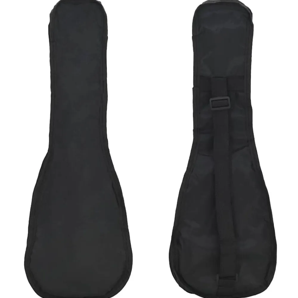 vidaXL Juego de ukelele soprano para niños con funda madera oscura 21" Marrón oscuro Outlet