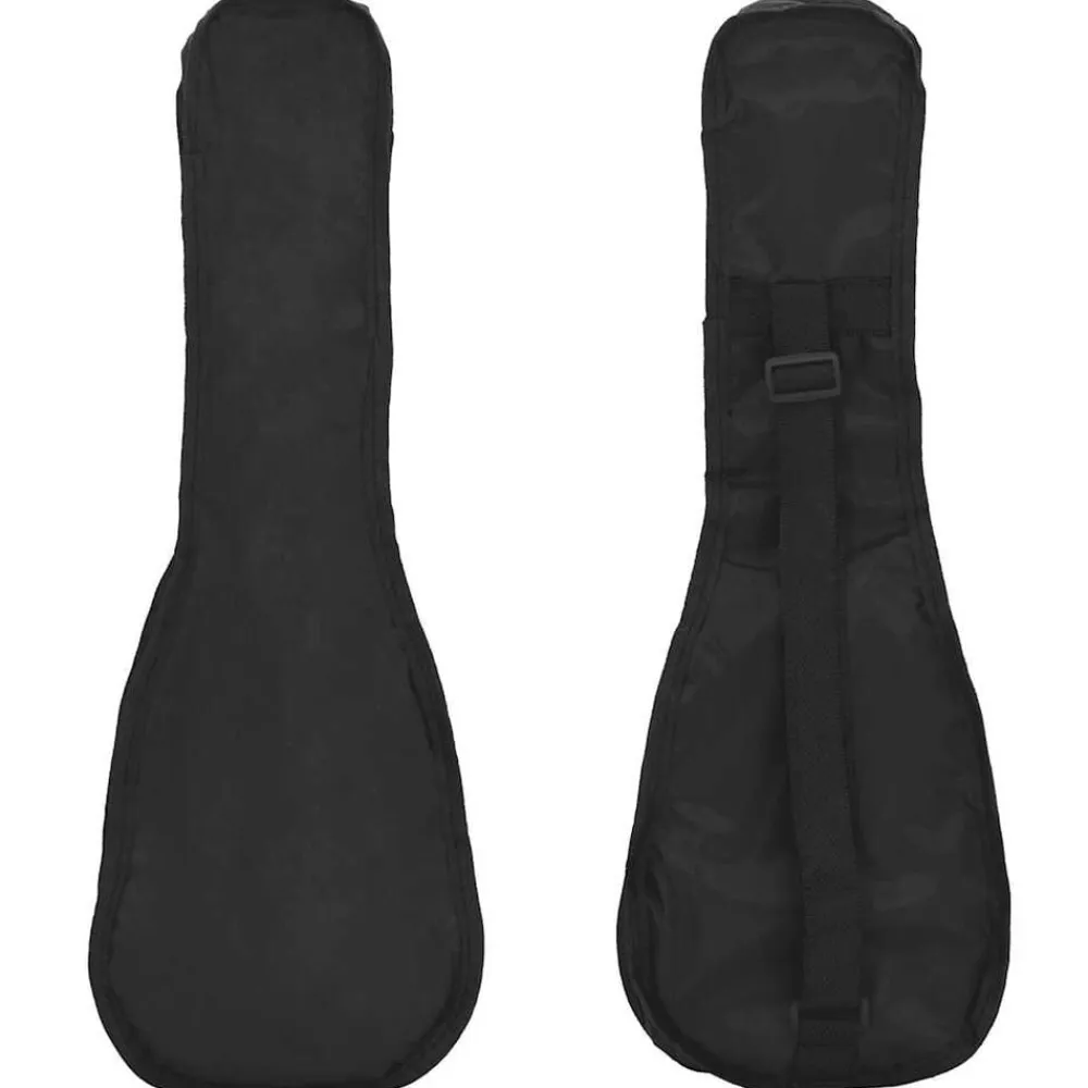 vidaXL Arte Y Ocio-Juego de ukelele soprano para niños con funda madera clara 21"