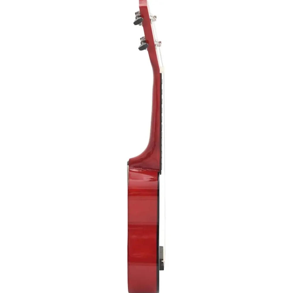vidaXL Arte Y Ocio-Juego de ukelele soprano para niños con funda madera clara 21"