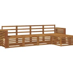 vidaXL Juegos de sofás 5 pcs Madera de Acacia Sólida Natural Hot