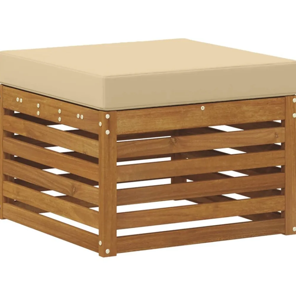 vidaXL Conjuntos De Muebles-Juegos de sofás 5 pcs Madera de Acacia Sólida