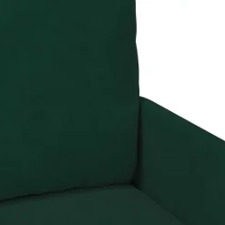 vidaXL Juegos de sofás con cojín 3 pcs 115 x 56 x 80 cm Verde oscuro Online
