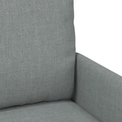 vidaXL Juegos de sofás con cojín 3 pcs 115 x 56 x 80 cm Gris claro Best