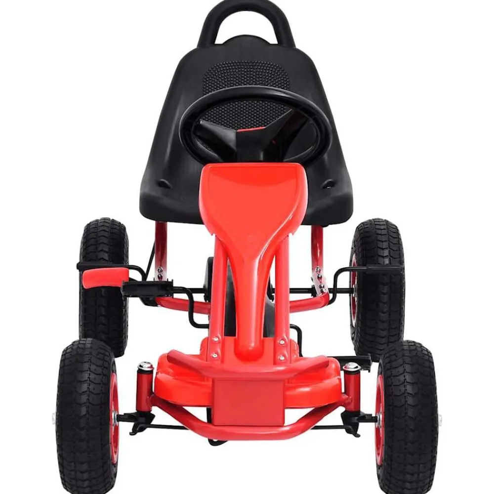 vidaXL Juguetes-Kart de pedales con neumáticos