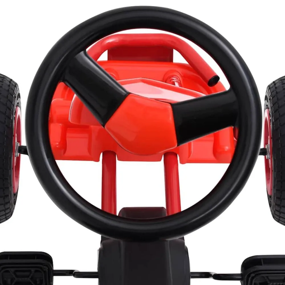 vidaXL Juguetes-Kart de pedales con neumáticos