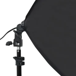 vidaXL Kit de estudio fotográfico con luces softbox y fondo Blanco Discount