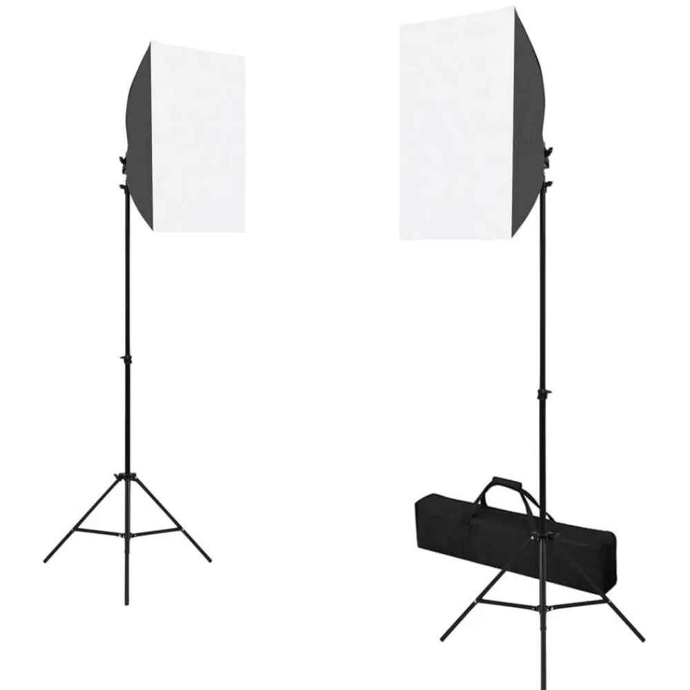 vidaXL Kit de estudio fotográfico con luces softbox y reflector Outlet