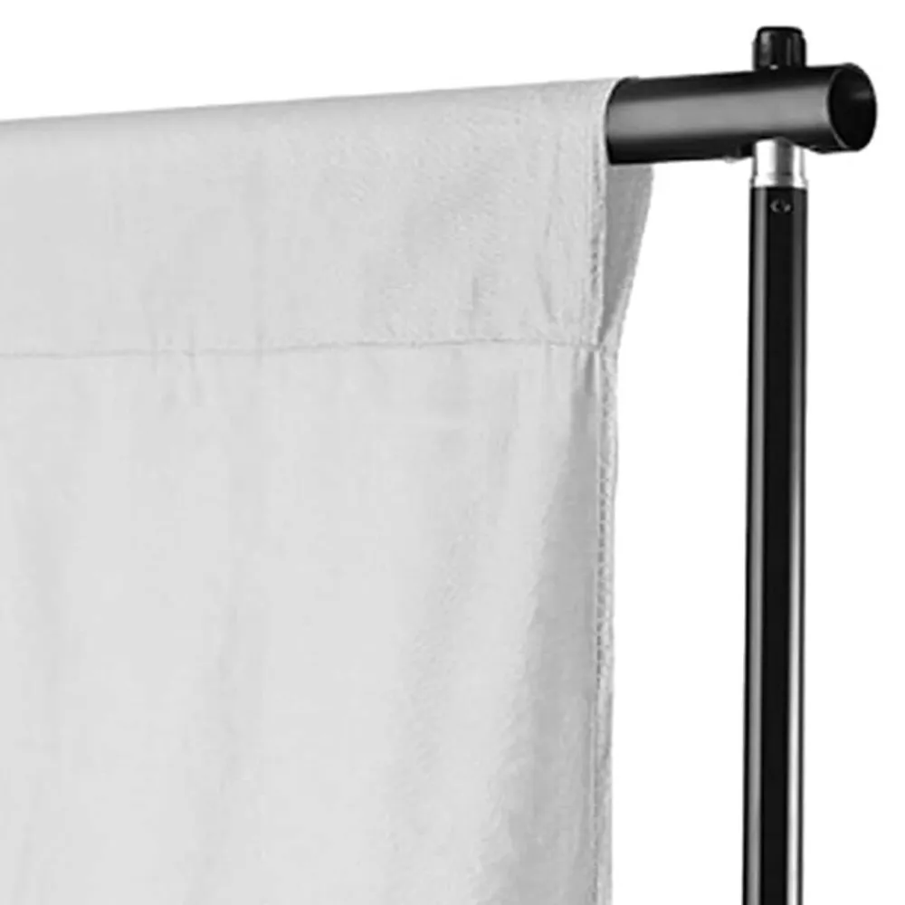 vidaXL Kit de estudio fotográfico con set de luces, fondo y reflector Blanco Discount