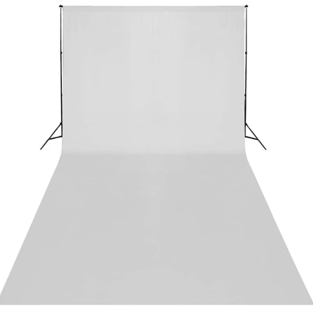 vidaXL Cámaras Y Objetivos-Kit de estudio fotográfico con set de luces, fondo y reflector