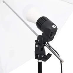 vidaXL Cámaras Y Objetivos-Kit de estudio fotográfico con set de luces y fondo