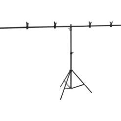 vidaXL Cámaras Y Objetivos-Kit de estudio fotográfico con set de luces, fondo y reflector