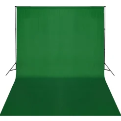 vidaXL Cámaras Y Objetivos-Kit de estudio fotográfico con set de luces, fondo y reflector