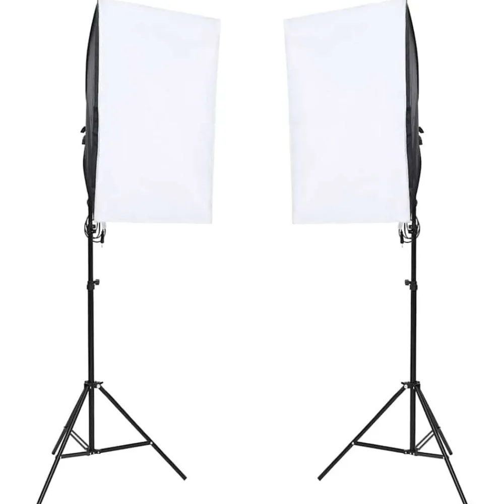 vidaXL Cámaras Y Objetivos-Kit de estudio fotográfico con set de luces y fondo