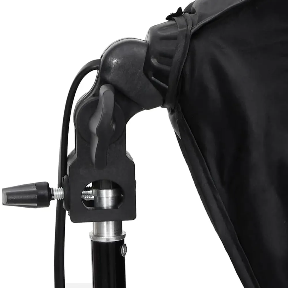 vidaXL Cámaras Y Objetivos-Kit de estudio fotográfico con set de luces y fondo