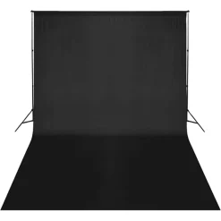 vidaXL Kit de estudio fotográfico con set de luces, fondo y reflector Best