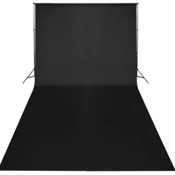 vidaXL Kit de estudio fotográfico con set de luces, fondo y reflector New