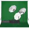 vidaXL Cámaras Y Objetivos-Kit de estudio fotográfico con set de luces y fondo