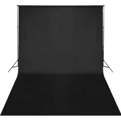 vidaXL Cámaras Y Objetivos-Kit de estudio fotográfico con set de luces, fondo y reflector