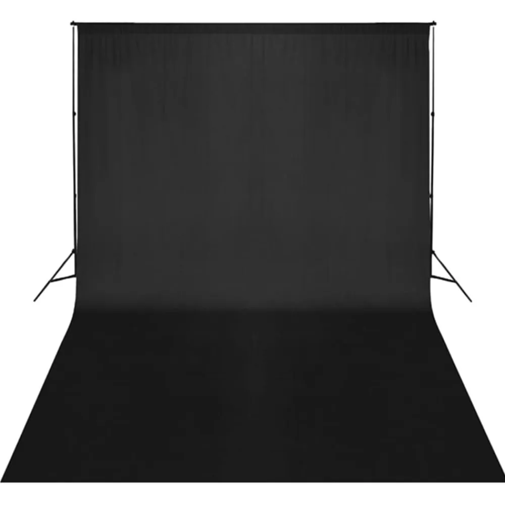 vidaXL Cámaras Y Objetivos-Kit de estudio fotográfico con set de luces, fondo y reflector