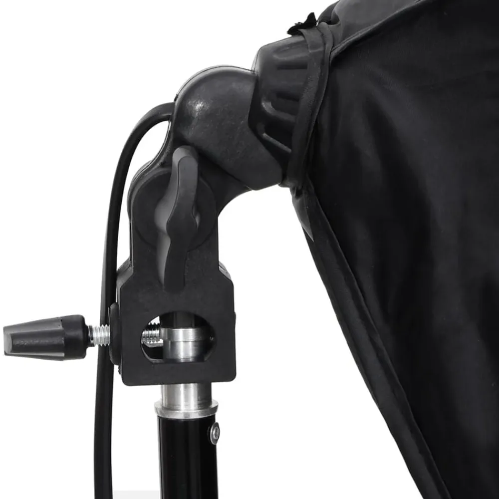 vidaXL Cámaras Y Objetivos-Kit de estudio fotográfico con set de luces y fondo