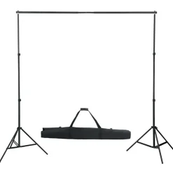 vidaXL Kit de estudio fotográfico con set de luces, fondo y reflector Online