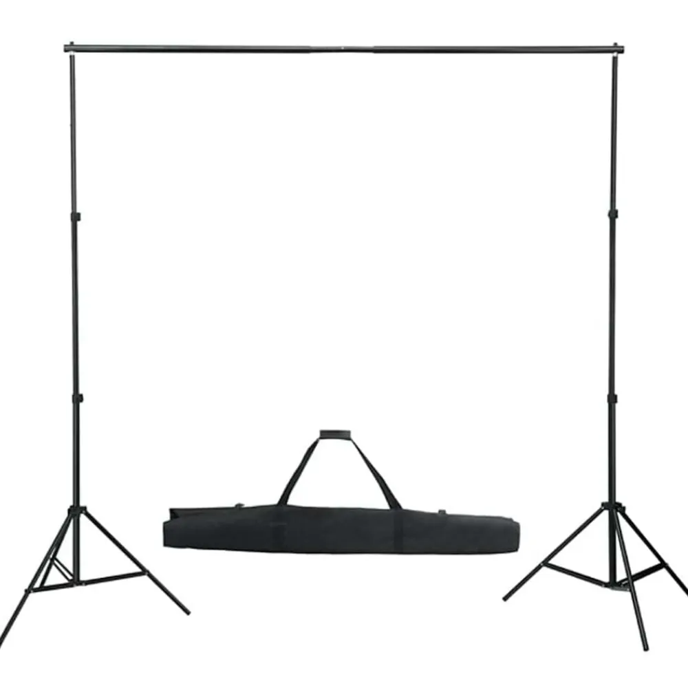 vidaXL Kit de estudio fotográfico con set de luces, fondo y reflector Online