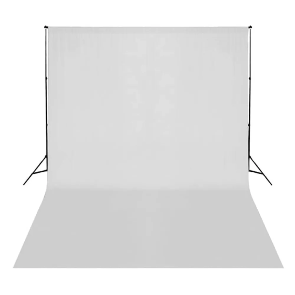 vidaXL Kit de estudio fotográfico con set de luces y fondo Discount