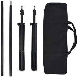 vidaXL Cámaras Y Objetivos-Kit de estudio fotográfico con set de luces y fondo