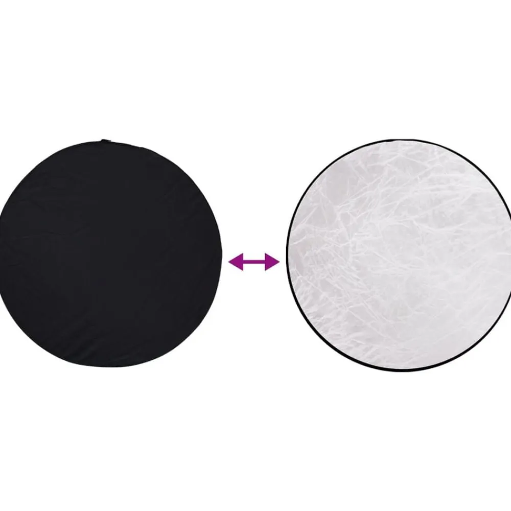 vidaXL Cámaras Y Objetivos-Kit de estudio fotográfico con set de luces, fondo y reflector