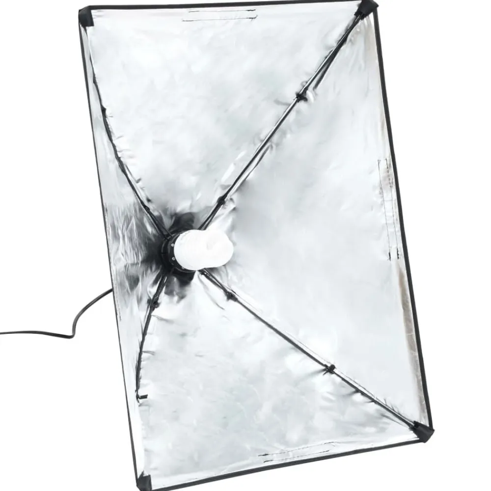 vidaXL Cámaras Y Objetivos-Kit de estudio fotográfico con luces softbox y fondos