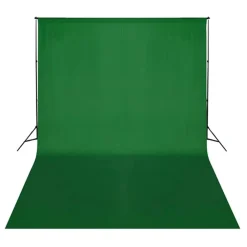vidaXL Kit de estudio fotográfico con set de luces y fondo New