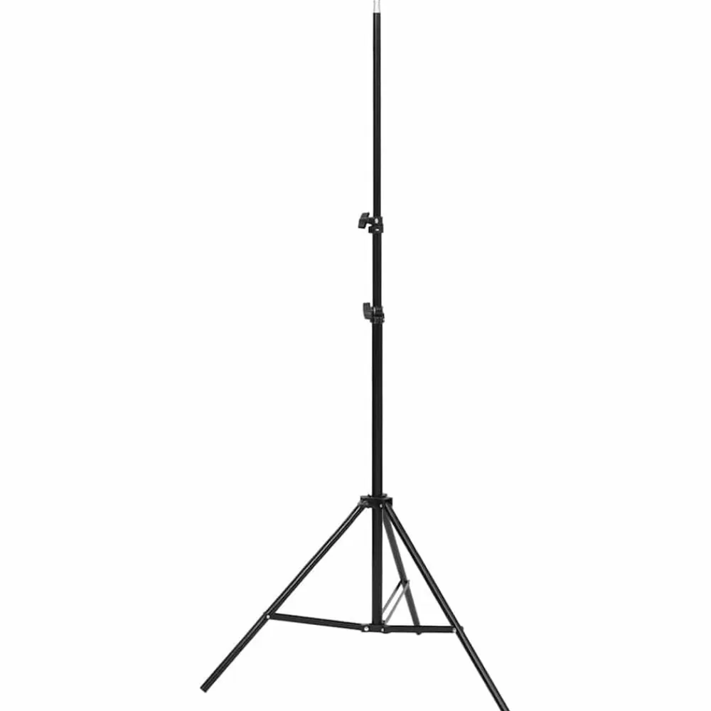 vidaXL Kit de estudio fotográfico con set de luces y fondo New