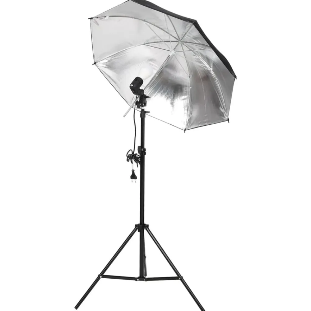 vidaXL Cámaras Y Objetivos-Kit de estudio fotográfico con set de luces y fondo