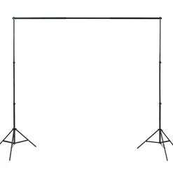 vidaXL Cámaras Y Objetivos-Kit de estudio fotográfico con softbox y fondo