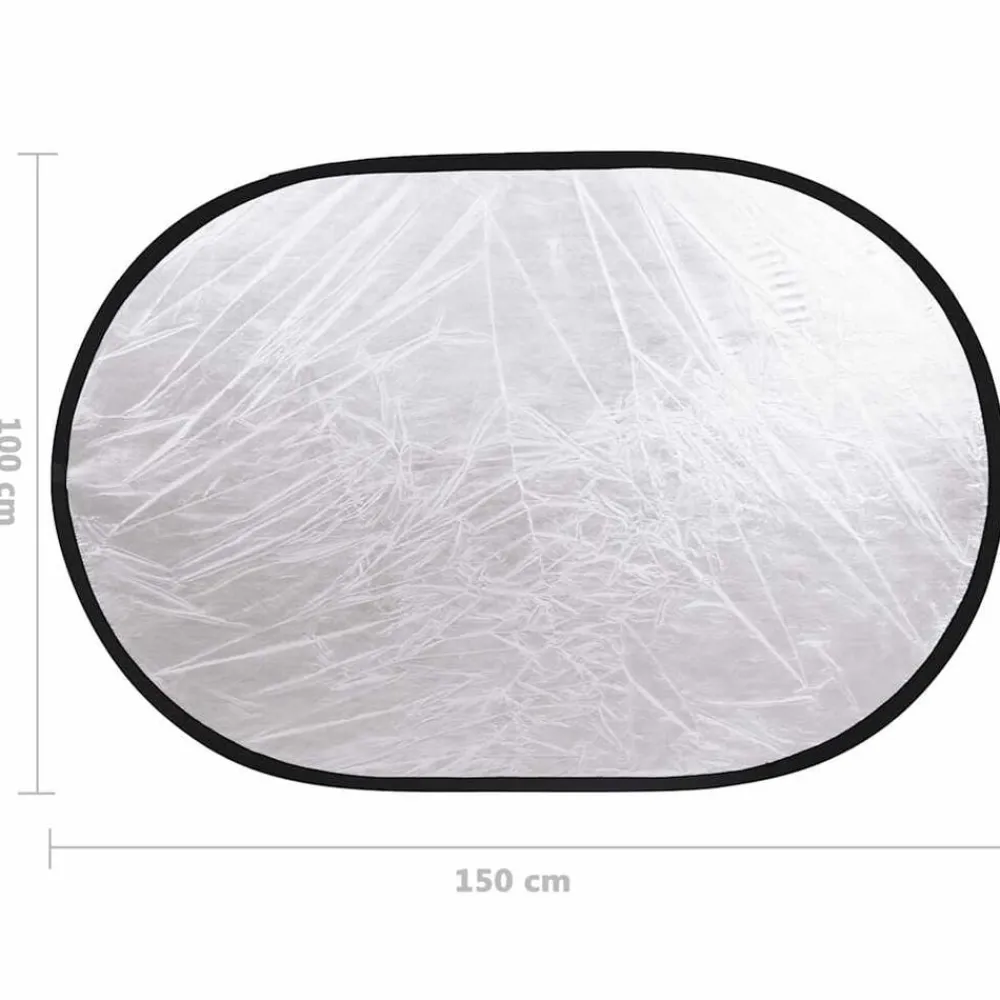 vidaXL Kit de estudio fotográfico con set de luces, fondo y reflector Clearance